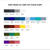 tank top color chart - Zootopia Merch