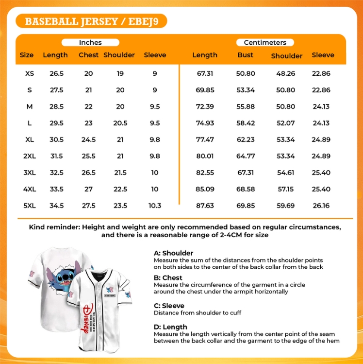 3D Baseball Jersey - Zootopia Merch