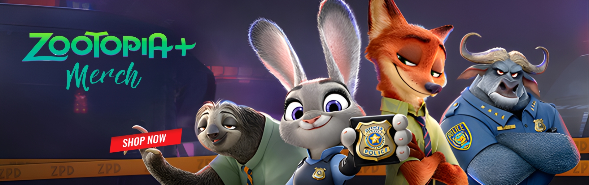 Zootopia Merch banner 1 - Zootopia Merch