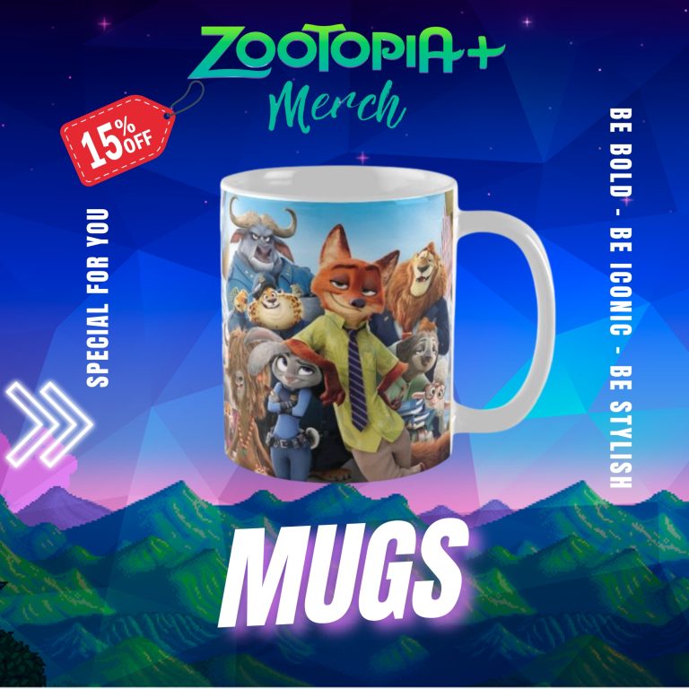Zootopia cate mug - Zootopia Merch