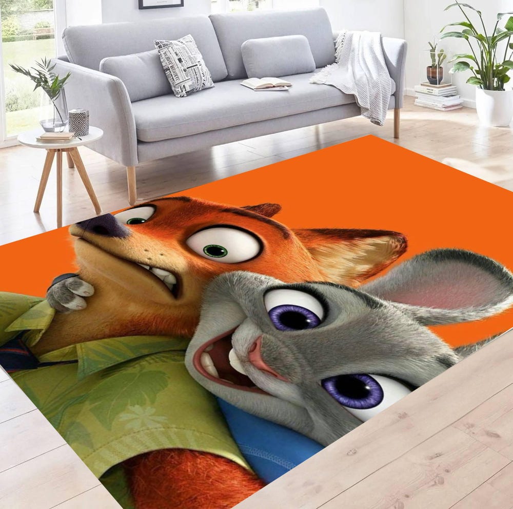 Zootopia Cartoon Rug - Image 4