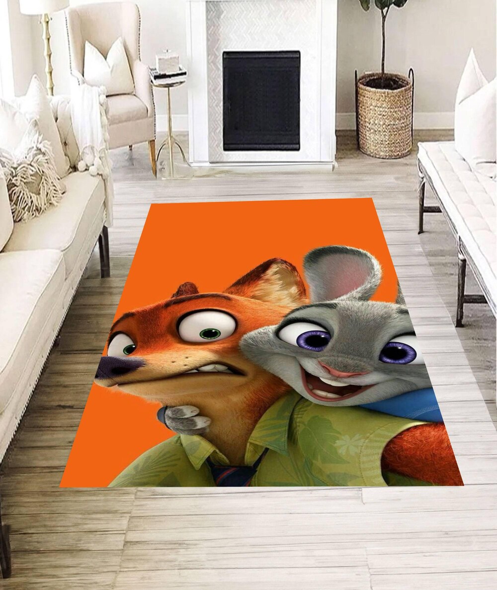 Zootopia Cartoon Rug