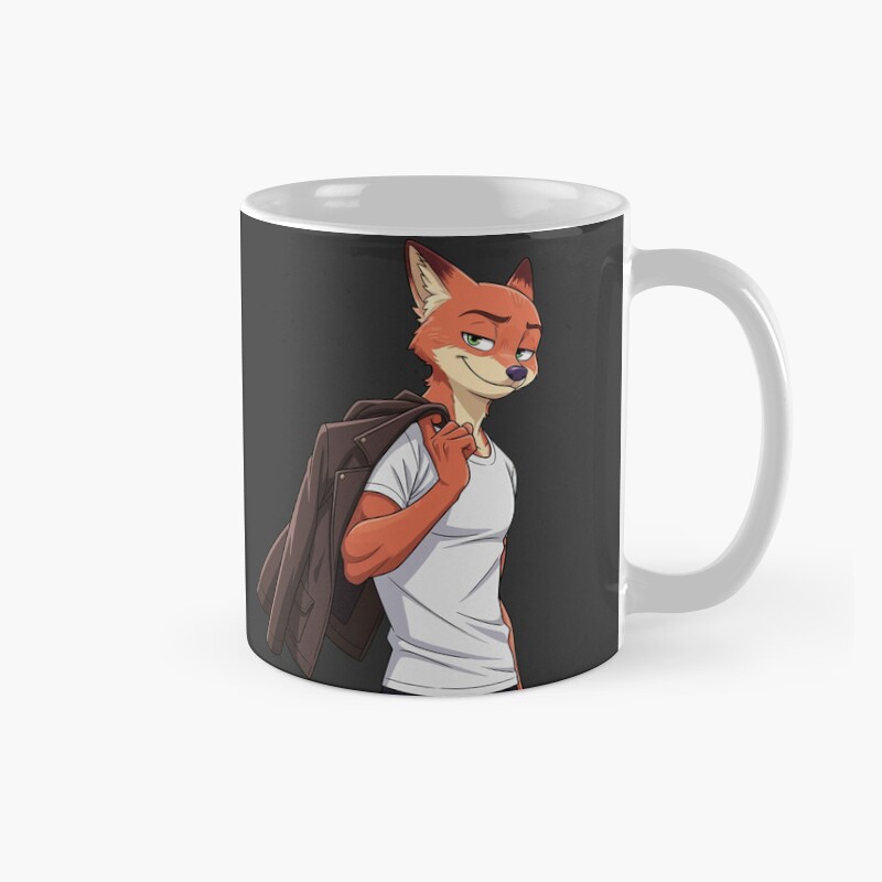 Nick Fox Character Design Zootopia Fanart Mug