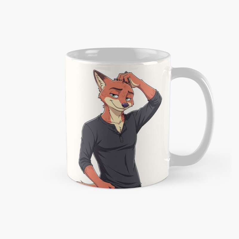 Zootopia Fox Nick Wilde Zootropolis Movie Furry Artwork Mug