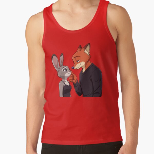 Nick Wilde And Judy Hopps Zootopia Zootropolis Movie Duo Design Tank Top - Image 5