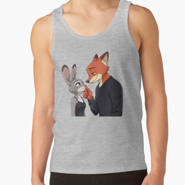 Nick Wilde And Judy Hopps Zootopia Zootropolis Movie Duo Design Tank Top - Image 6