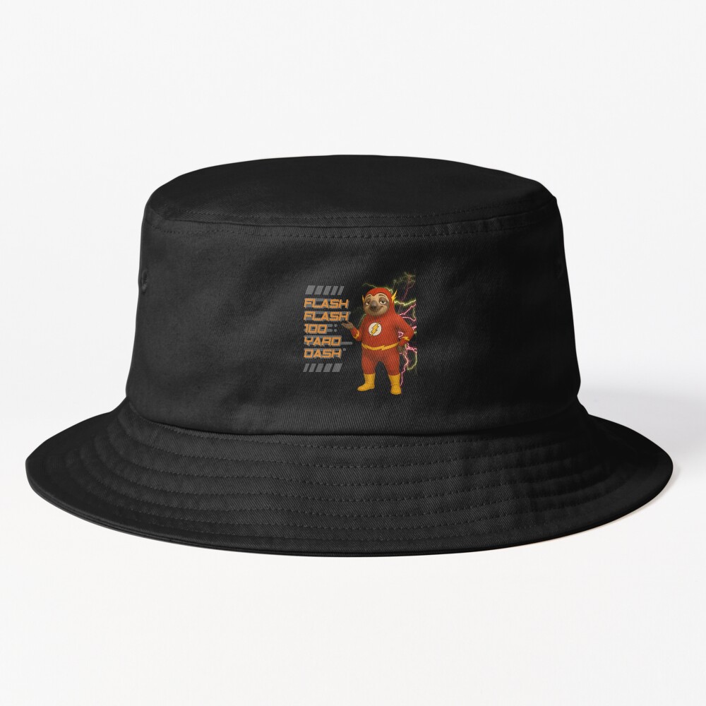 Flash Flash 100 Yard Dash Zootopia And The Flash Parody Bucket Hat