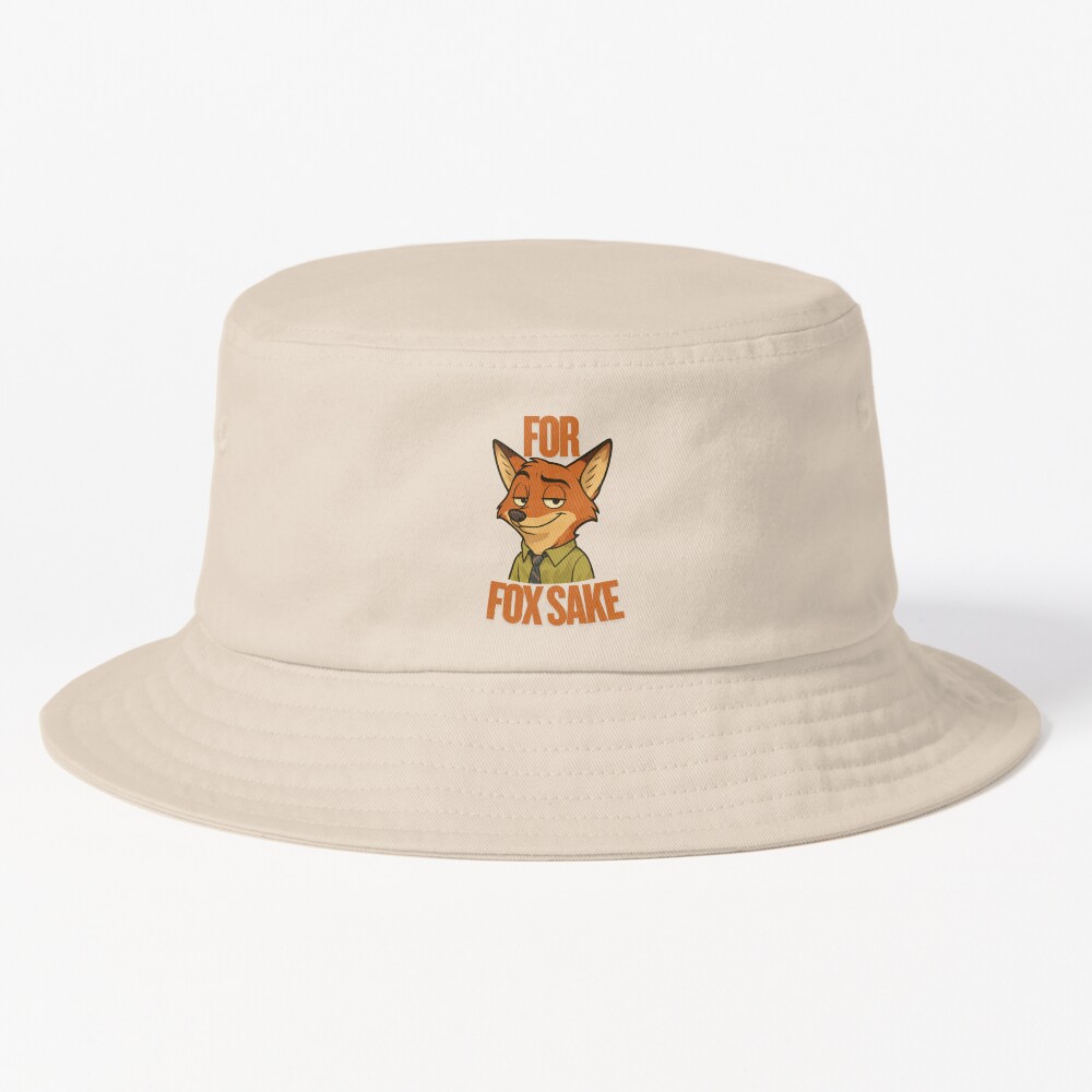 For Fox Sake Nick Wilde Inspired Zootopia Shirt Bucket Hat
