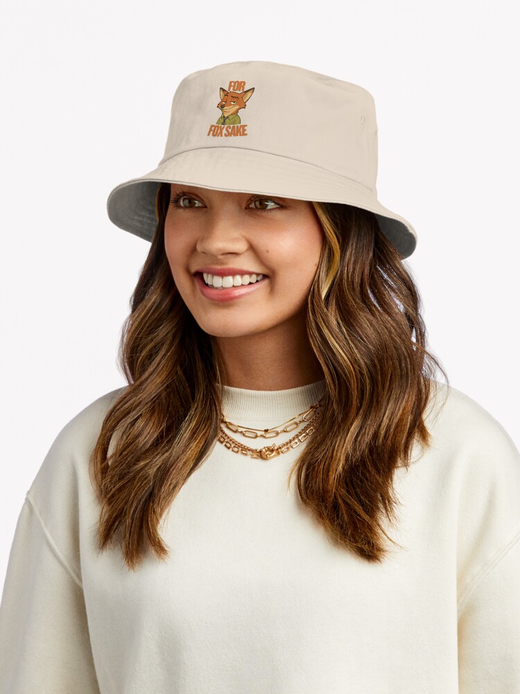 For Fox Sake Nick Wilde Inspired Zootopia Shirt Bucket Hat - Image 2