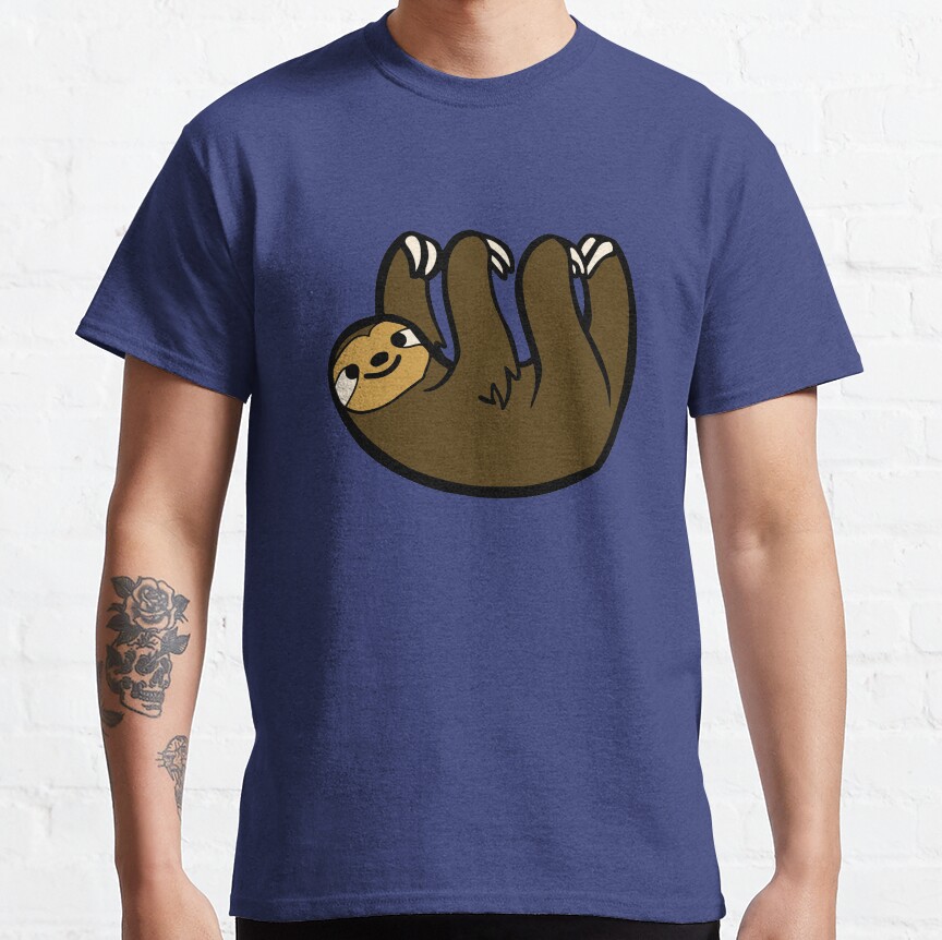 Sloth Be Hanging T-Shirt - Image 4