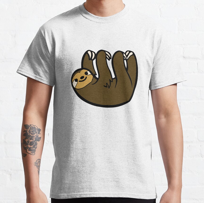Sloth Be Hanging T-Shirt - Image 2