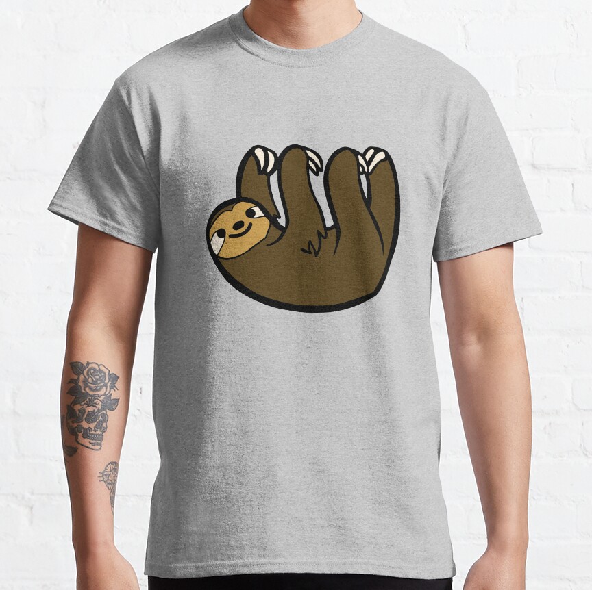 Sloth Be Hanging T-Shirt - Image 7