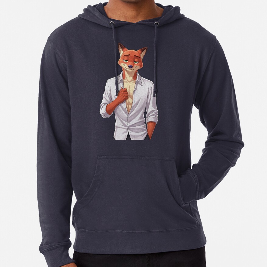 Nick Wilde Zootopia Fox Character Zootropolis Movie Art Hoodie - Image 4