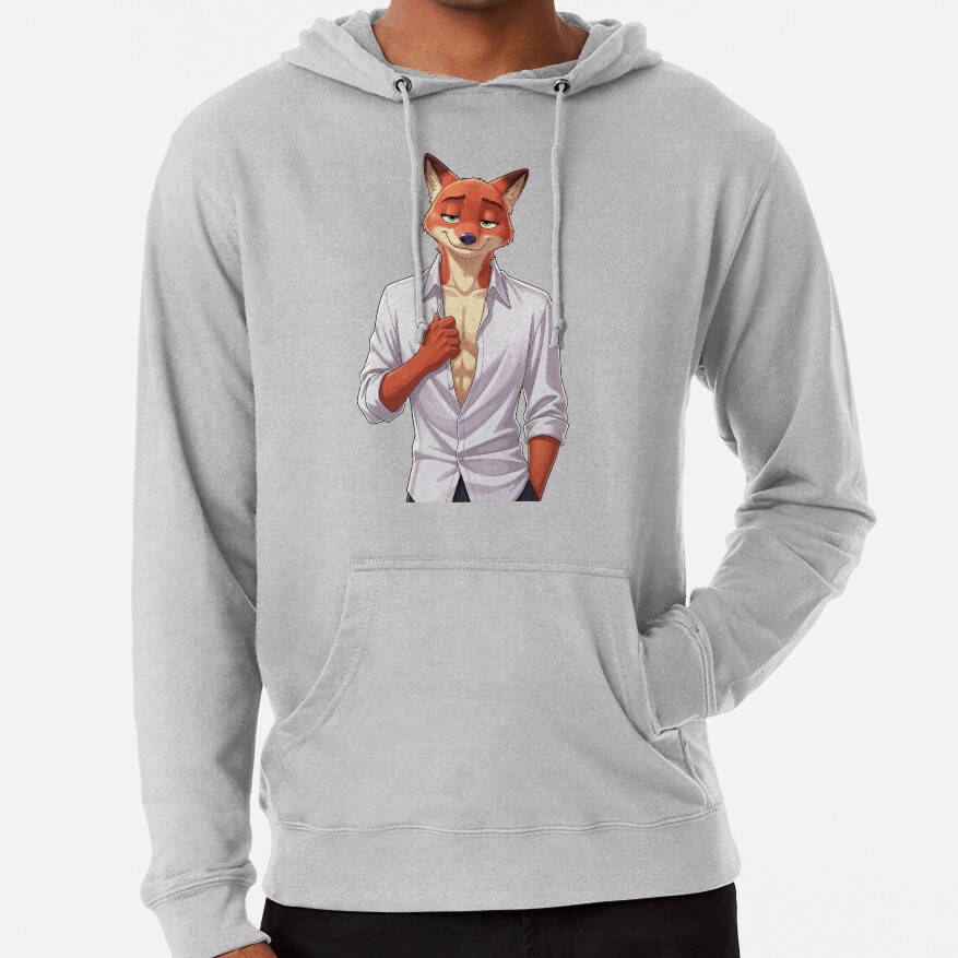 Nick Wilde Zootopia Fox Character Zootropolis Movie Art Hoodie - Image 5
