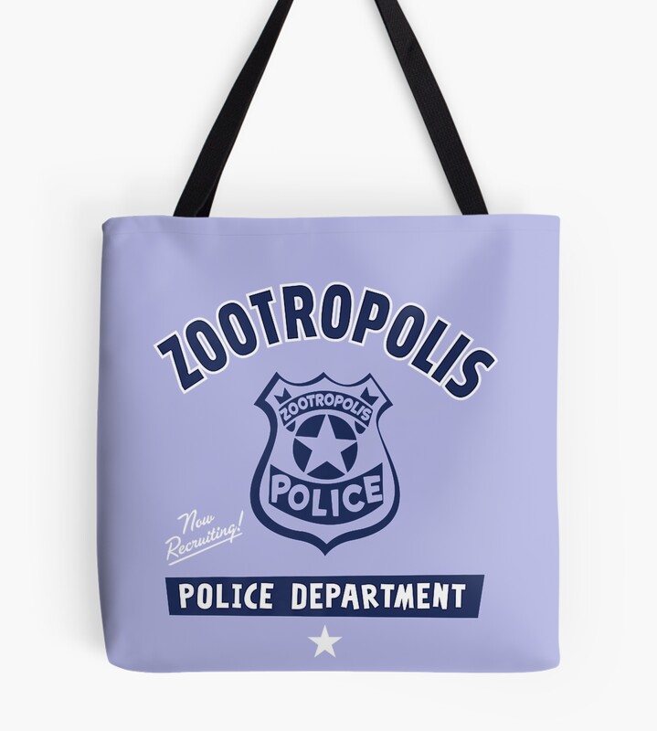 Police Department Badge Bunny Tote Bag