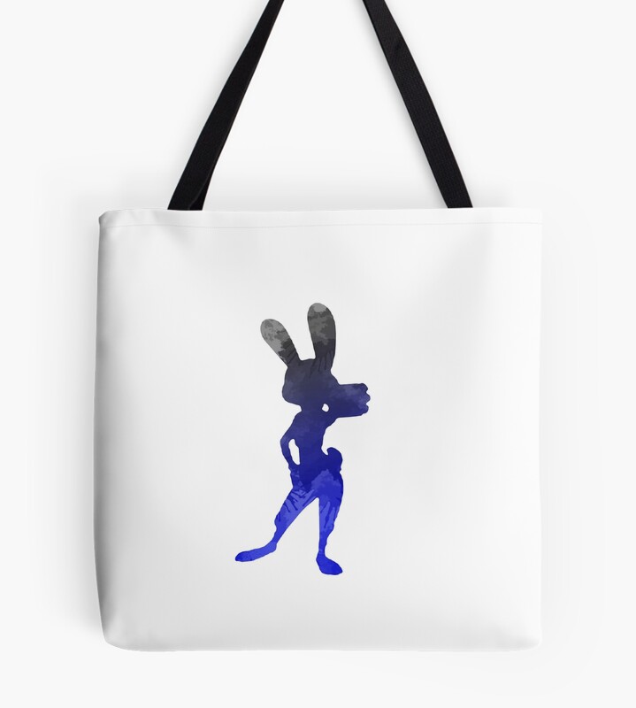 Bunny Inspired Silhouette Tote Bag