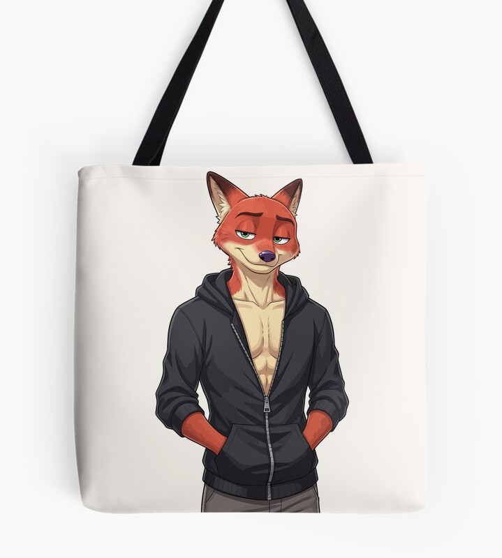 Nick Wilde Zootopia Zootropolis Fox Movie Artwork Tote Bag