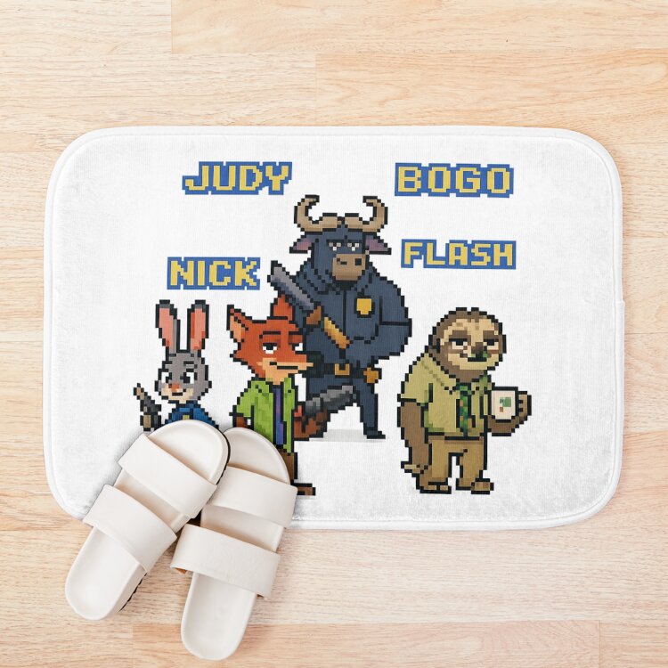 Zootopia Retro Arcade Bath Mat - Image 3
