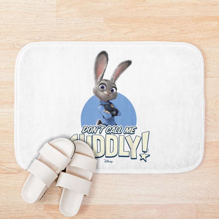 City Cartoon Funny In Animals Friends Big Vintage Bath Mat - Image 3