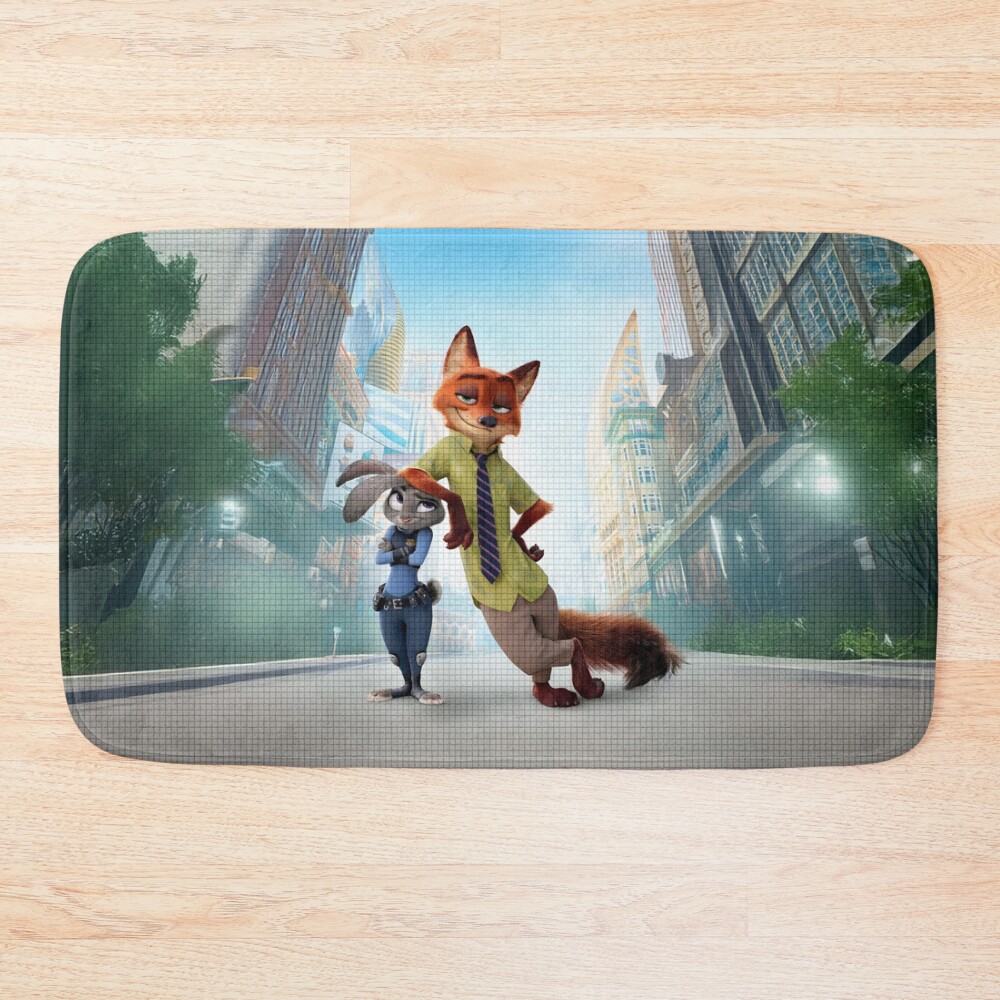 Judy And Nick City Stroll Bath Mat