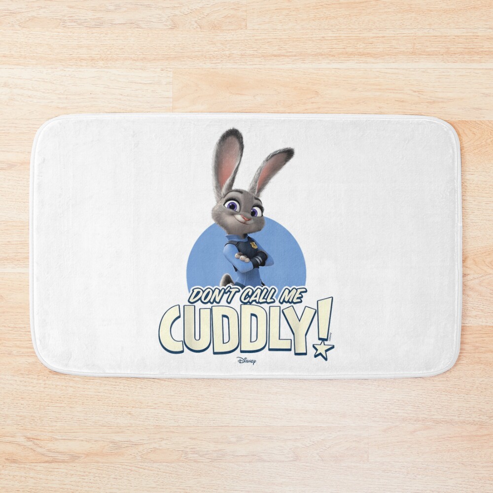 City Cartoon Funny In Animals Friends Big Vintage Bath Mat