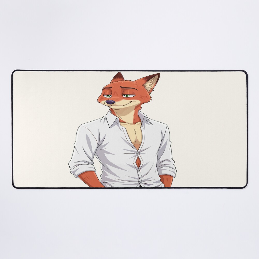 Nick Wilde Fox Zootopia Zootropolis Movie Furry Design Mouse Pad
