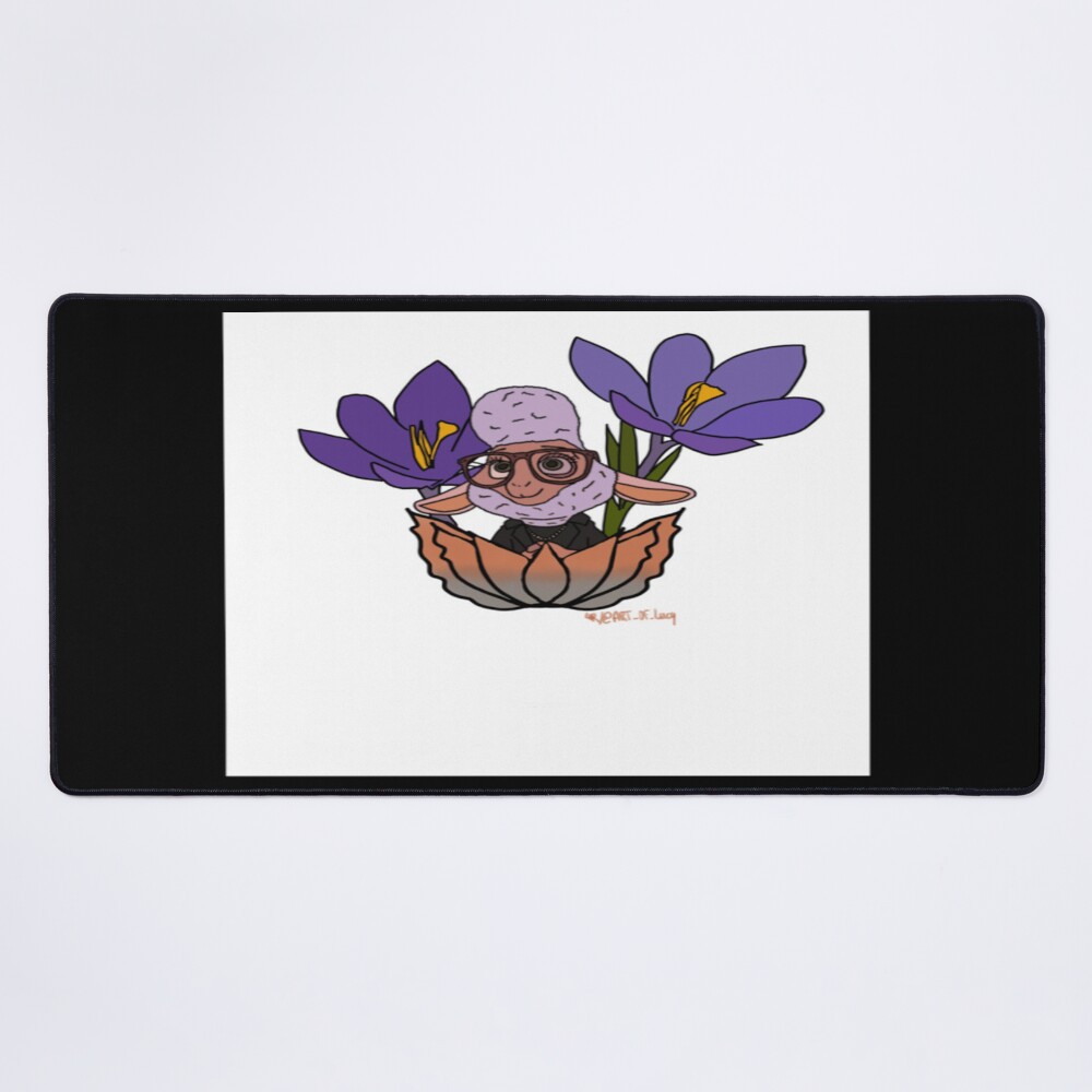 Naughty Sheep Flower Zootopia Mouse Pad