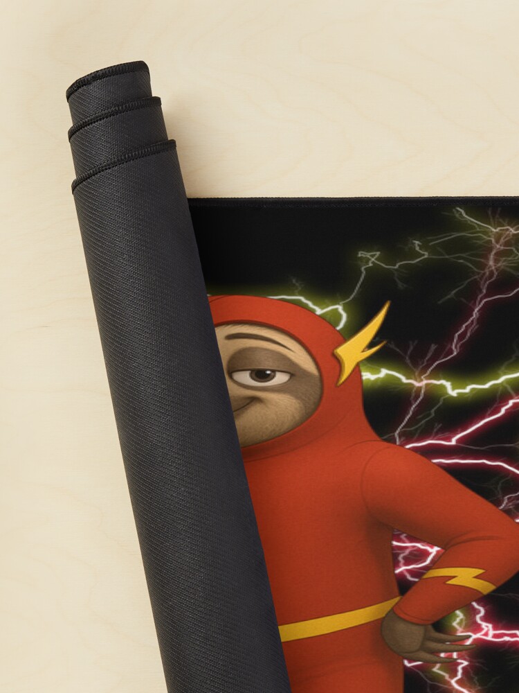 Flash Flash 100 Yard Dash Zootopia And The Flash Parody Mouse Pad - Image 2