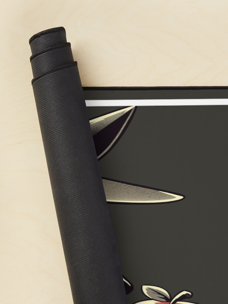 Wolf In Hat With Apple Mouse Pad - Image 2